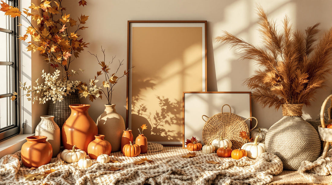 Terracotta and Earthy Tones in Autumn Boho Art