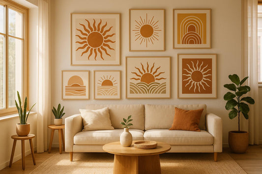 Top 7 Boho Sun Art Prints for Home Decor