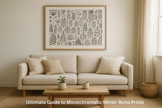 Ultimate Guide to Monochromatic Winter Boho Prints