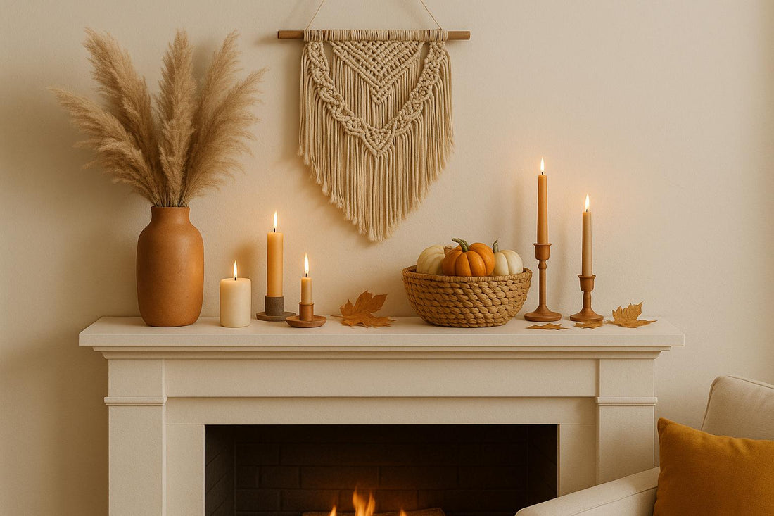 Ultimate Guide to Boho Fall Mantel Styling