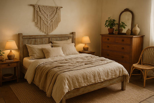 How to Style a Vintage Boho Cottage Bedroom (2025)