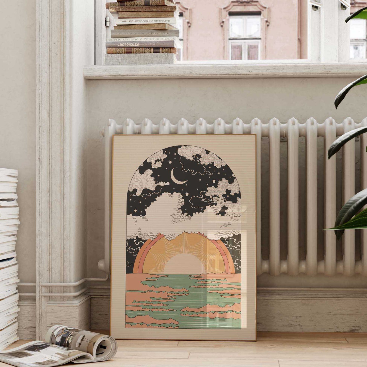 The Sun Will Rise Art Print - OMG KITTY