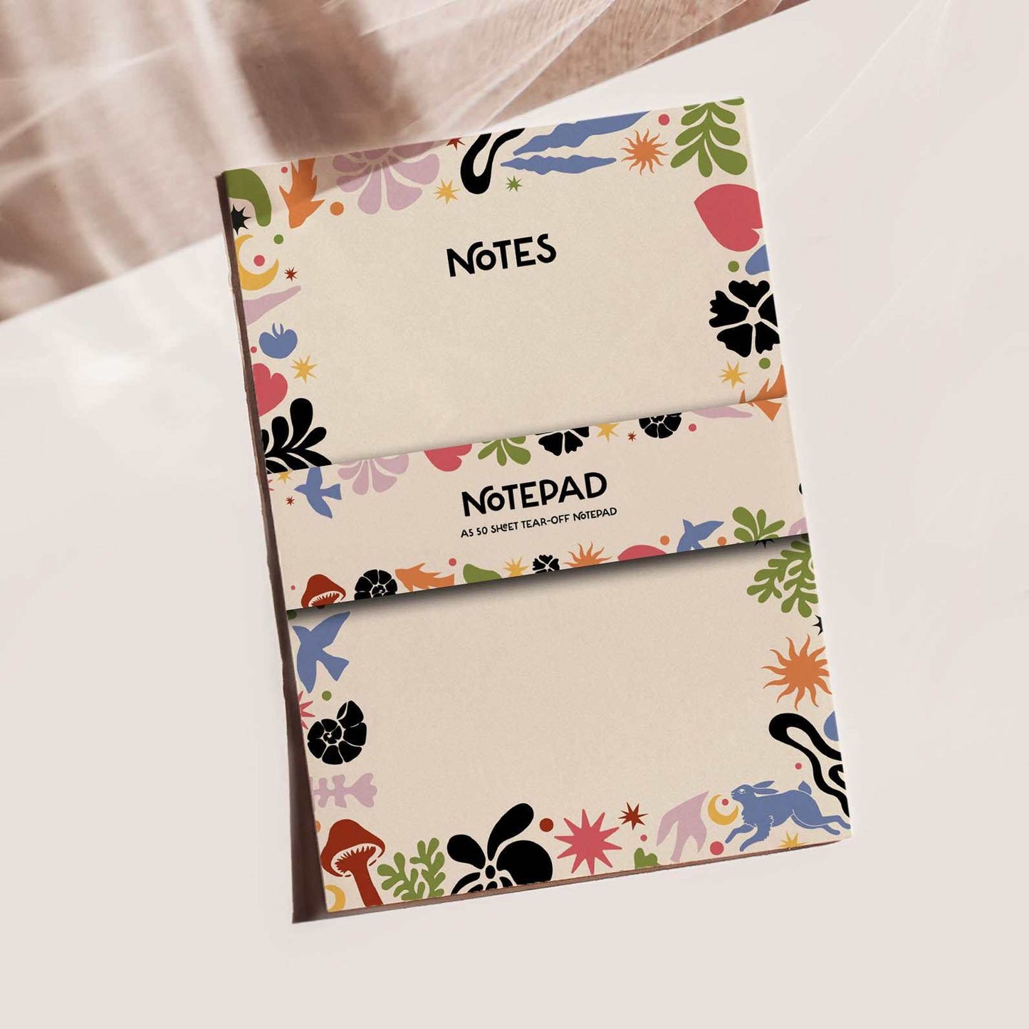 Notepad & To-Do List | Matisse Inspired | Tear Off Notepad | Productivity Pad | A5 Portrait Notepad