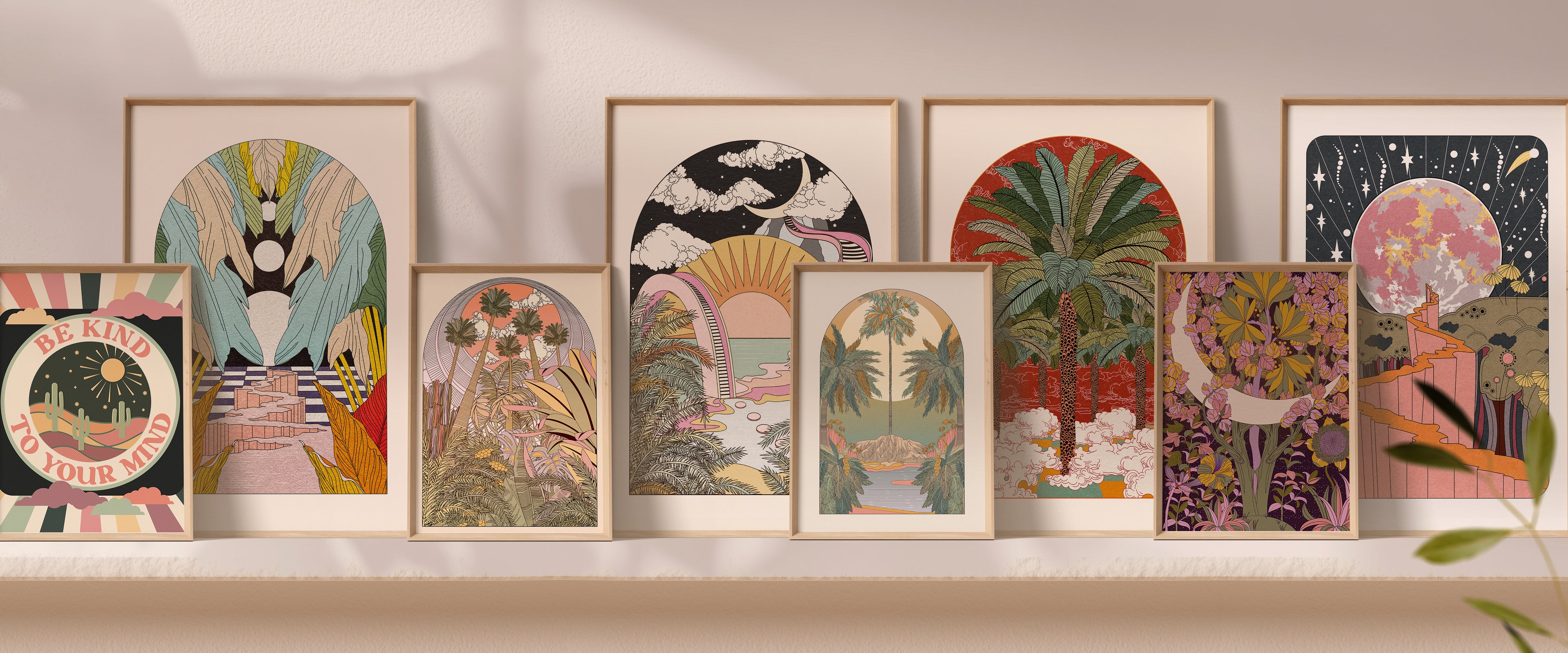 Banner image showing framed art prints