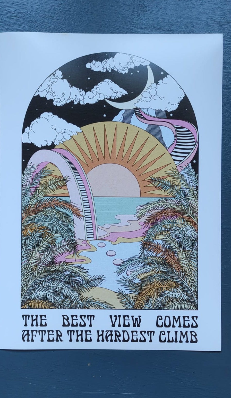 'IMPERFECT' 'The Best View' A4 Art Print