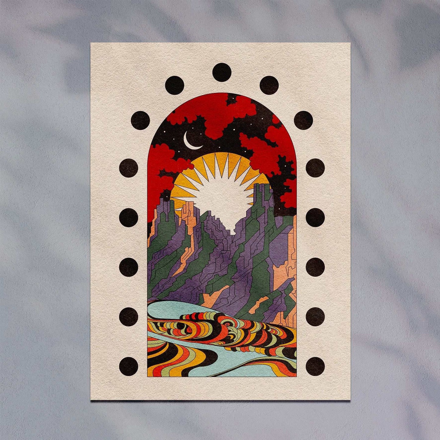 A New Morning Ahead Art Print - OMG KITTY