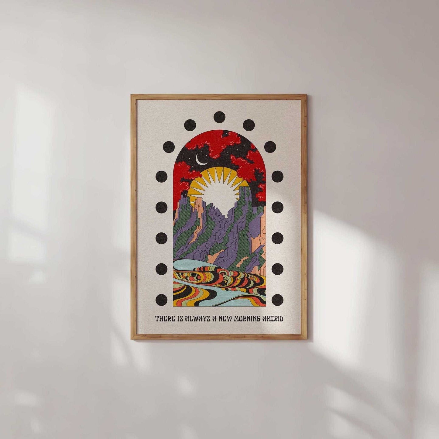 A New Morning Ahead Art Print - OMG KITTY