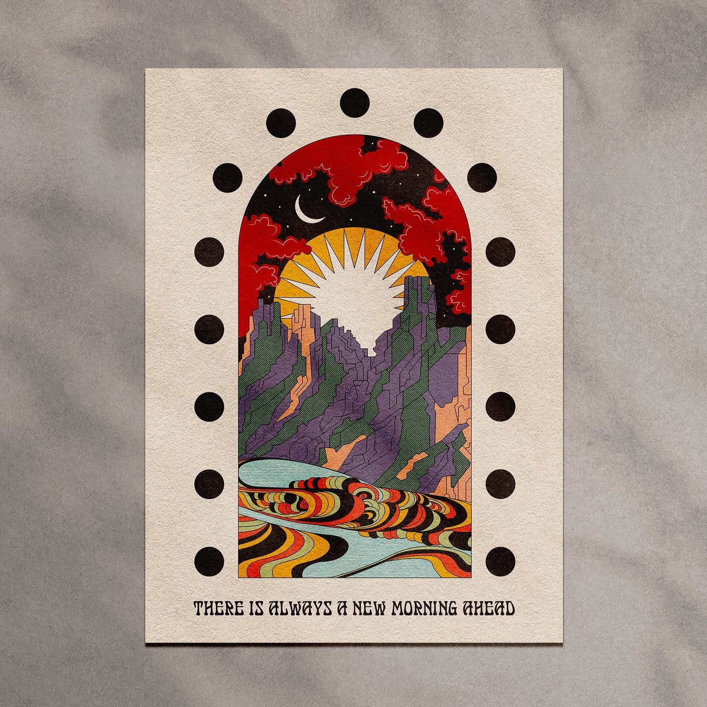 A New Morning Ahead Art Print - OMG KITTY