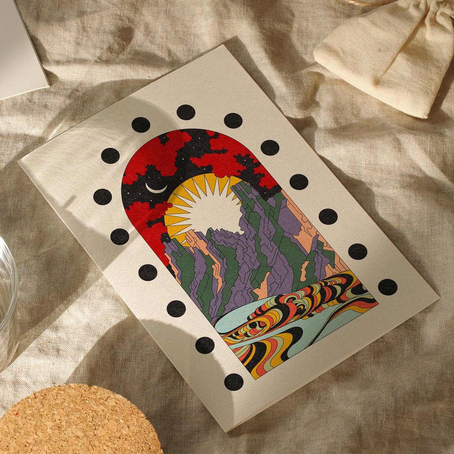 A New Morning Ahead Art Print - OMG KITTY