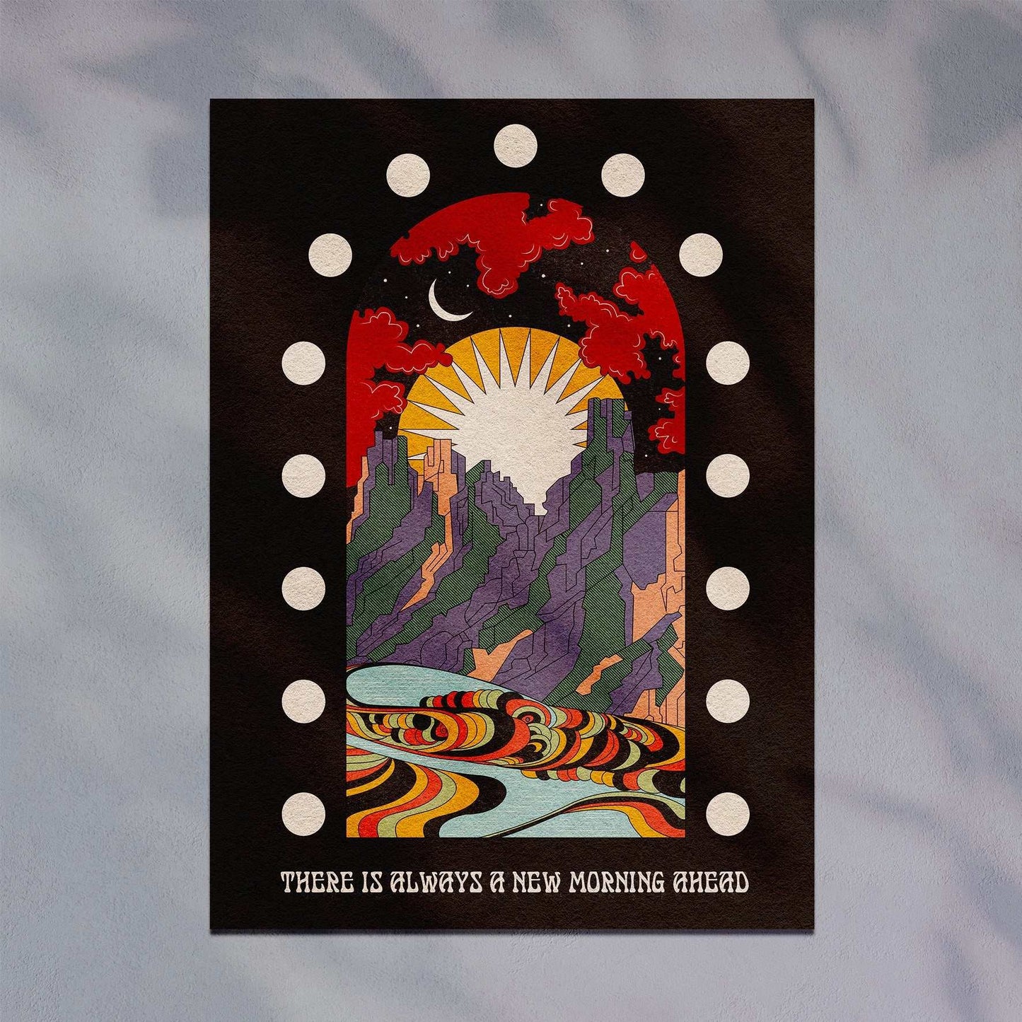 A New Morning Ahead Art Print - OMG KITTY