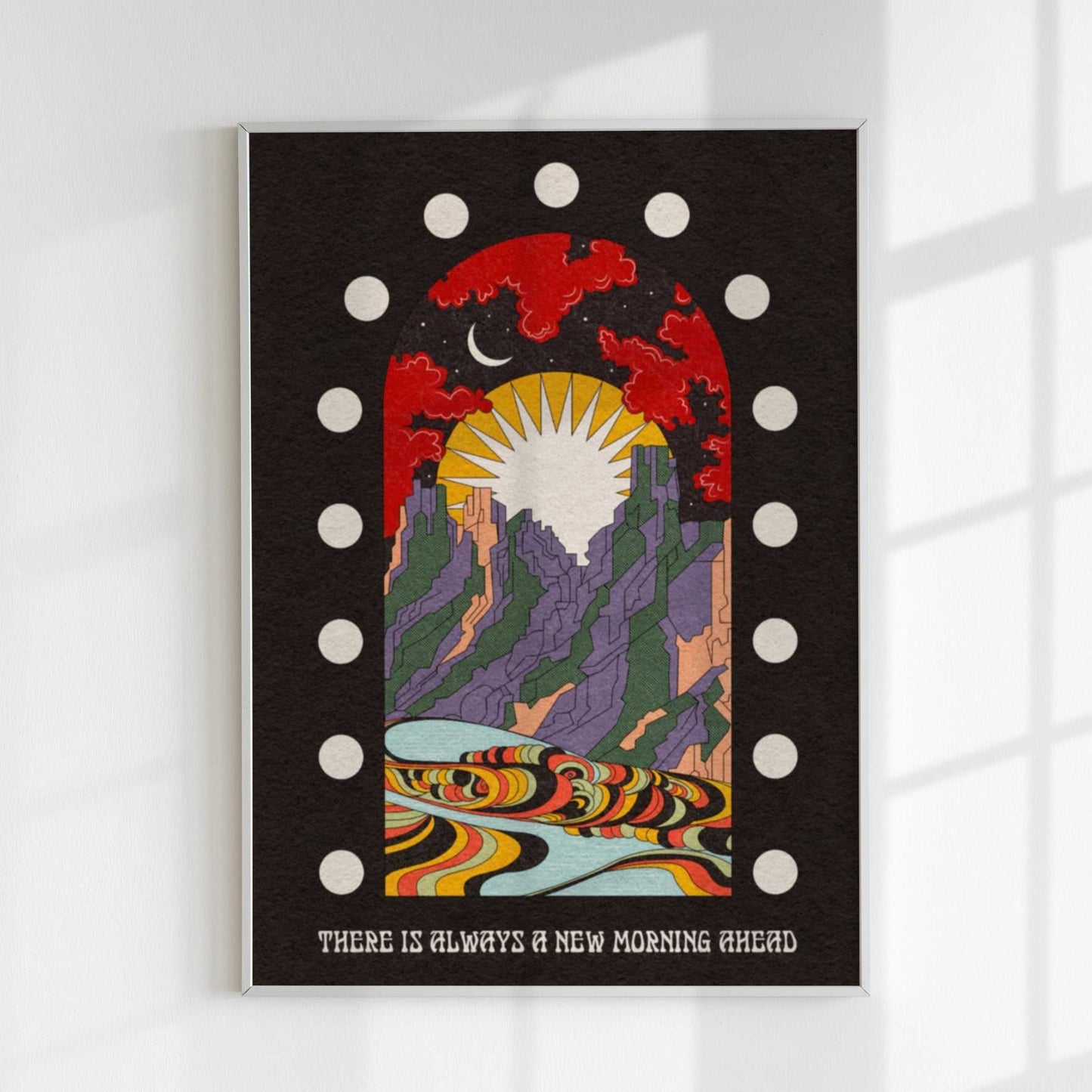 A New Morning Ahead Art Print - OMG KITTY