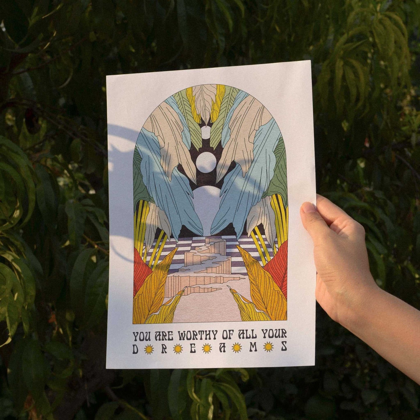 Dream Worthy Art Print - OMG KITTY