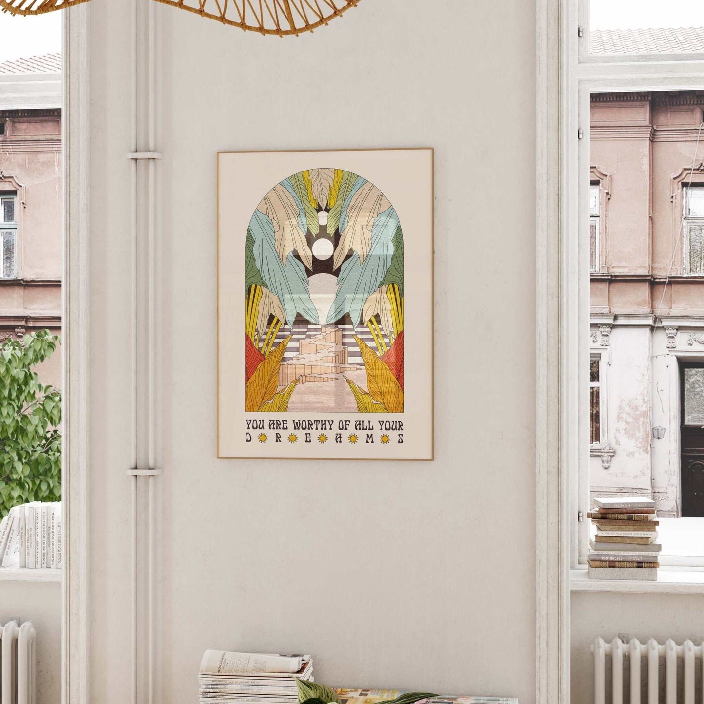 Dream Worthy Art Print - OMG KITTY