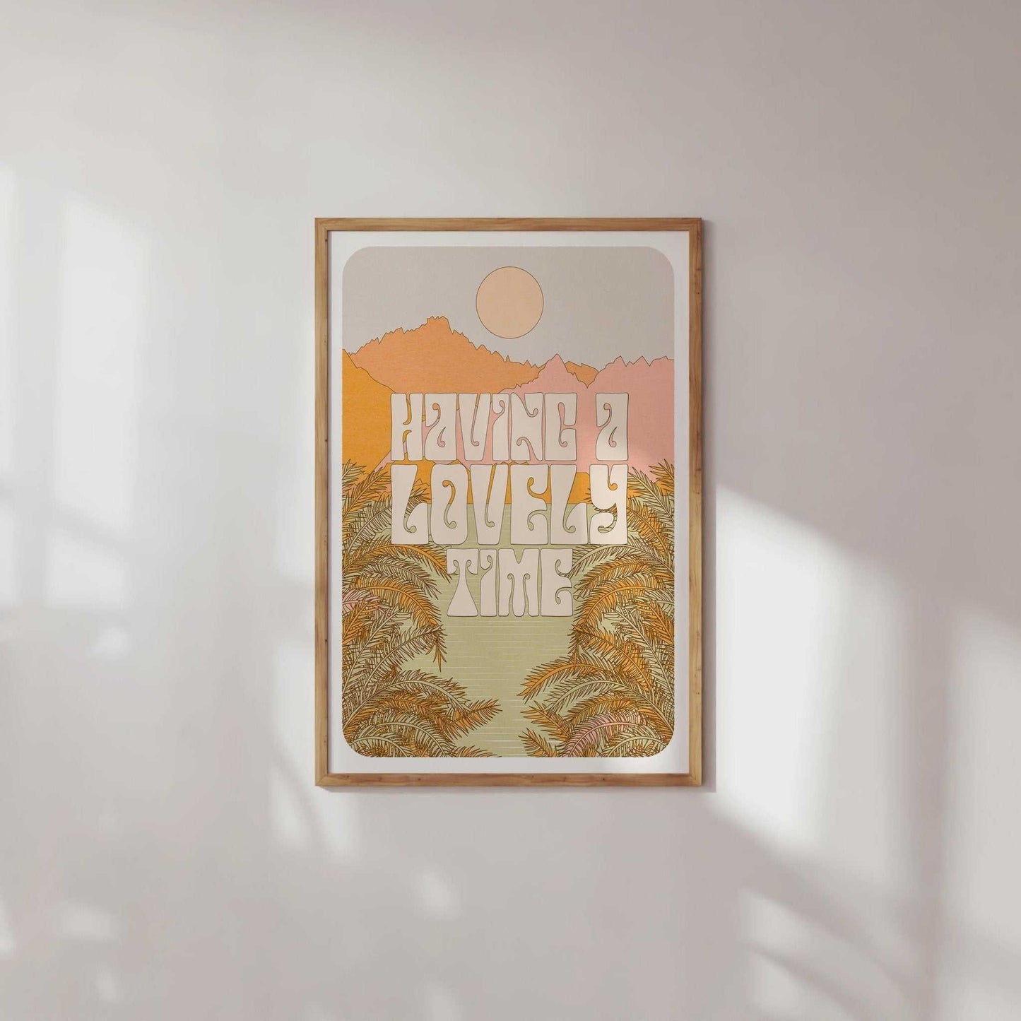 Having A Lovely Time Art Print - OMG KITTY