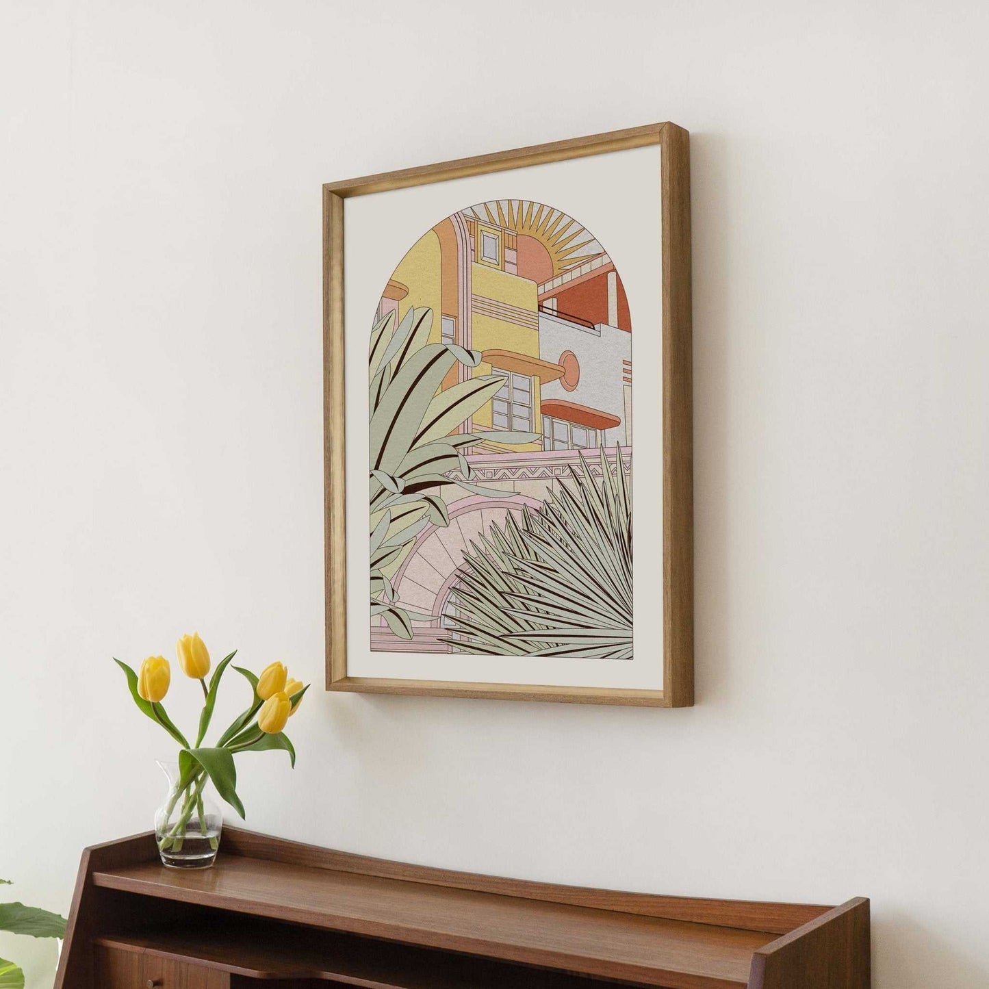 Miami Art Print Poster - OMG KITTY