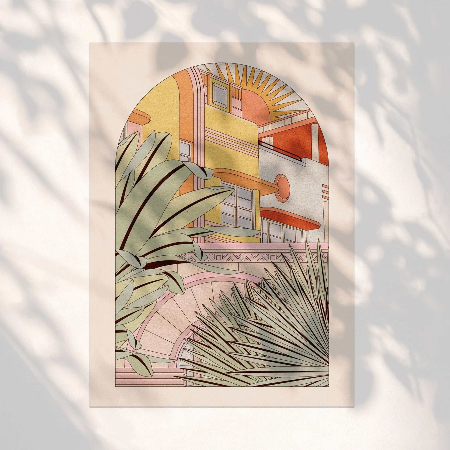 Miami Art Print Poster - OMG KITTY