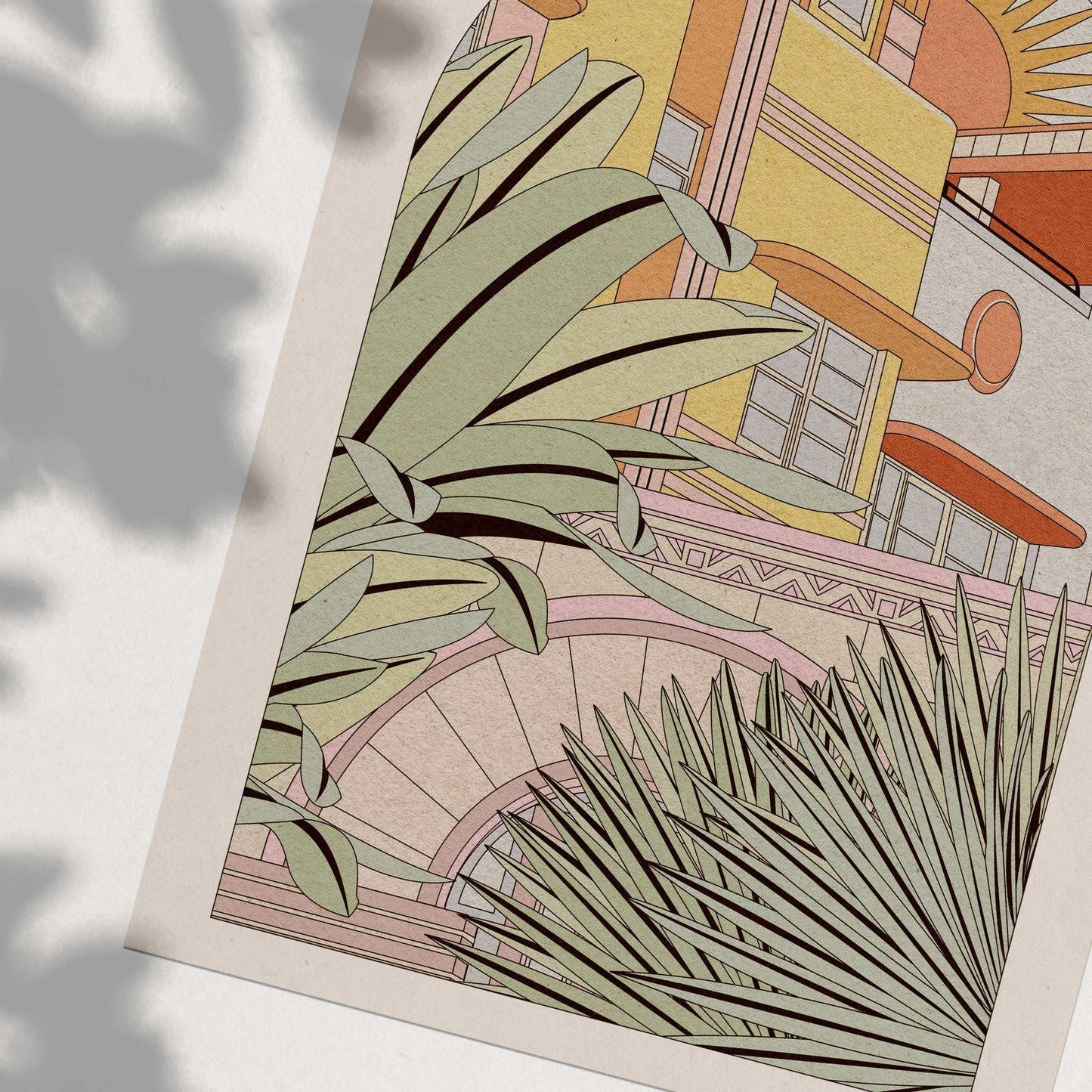 Miami Art Print Poster - OMG KITTY