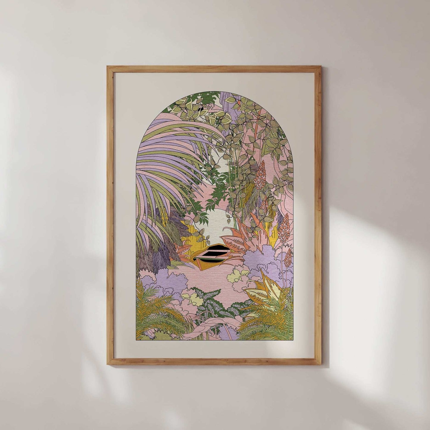 'On The River' Art Print - OMG KITTY