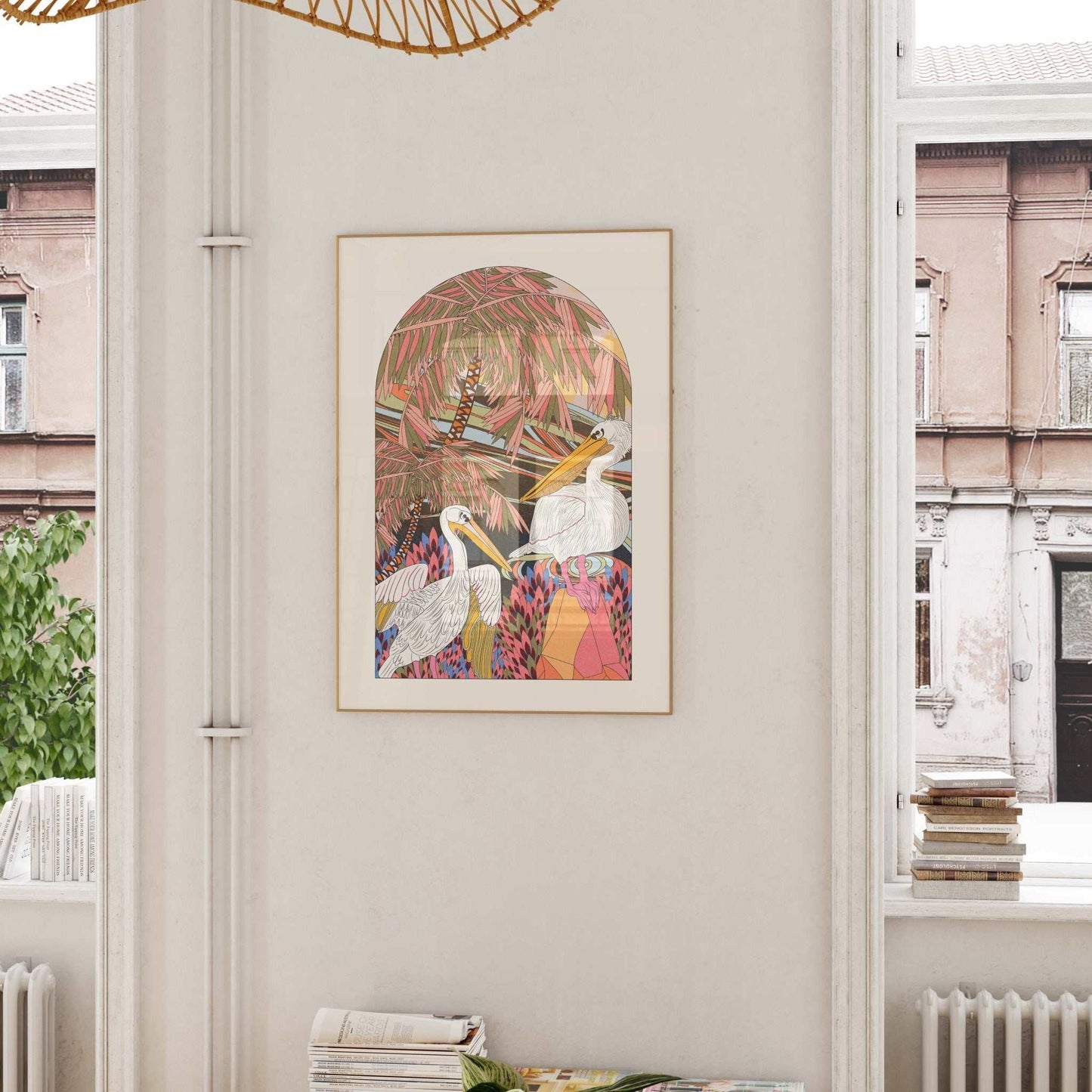 Pelicans Art Print - OMG KITTY