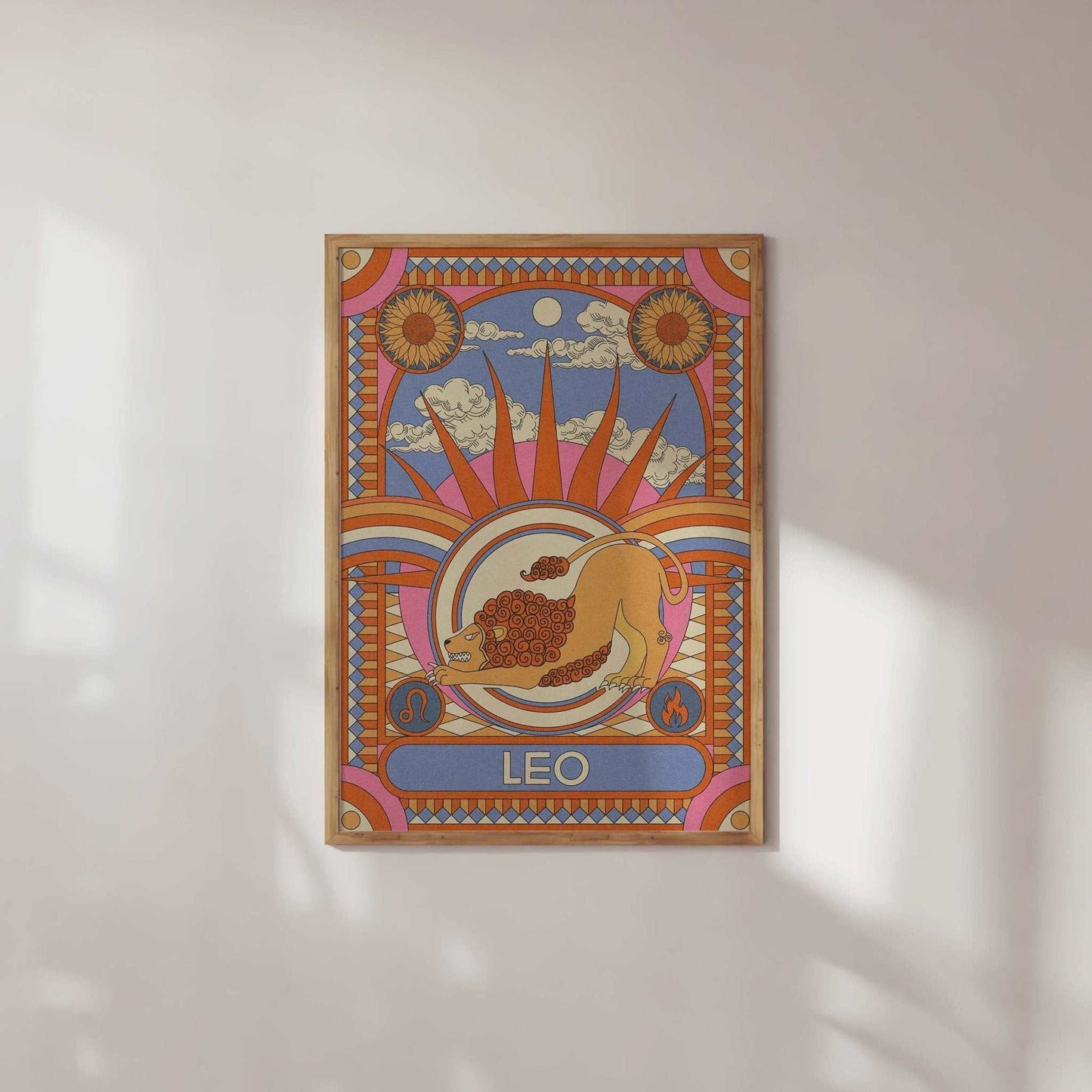 Star Sign Zodiac Celestial Art Print - OMG KITTY