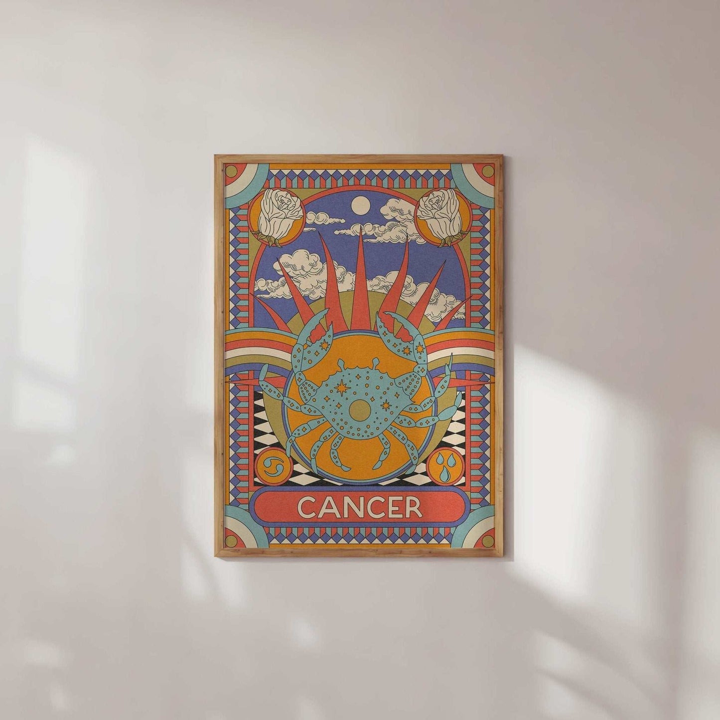 Star Sign Zodiac Celestial Art Print - OMG KITTY