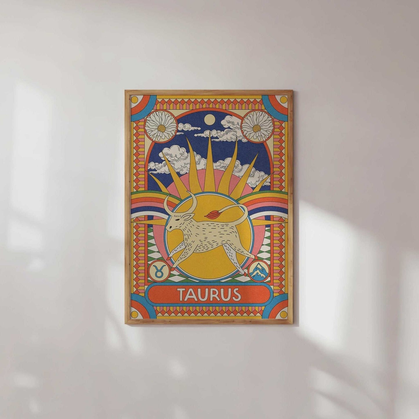 Star Sign Zodiac Celestial Art Print - OMG KITTY