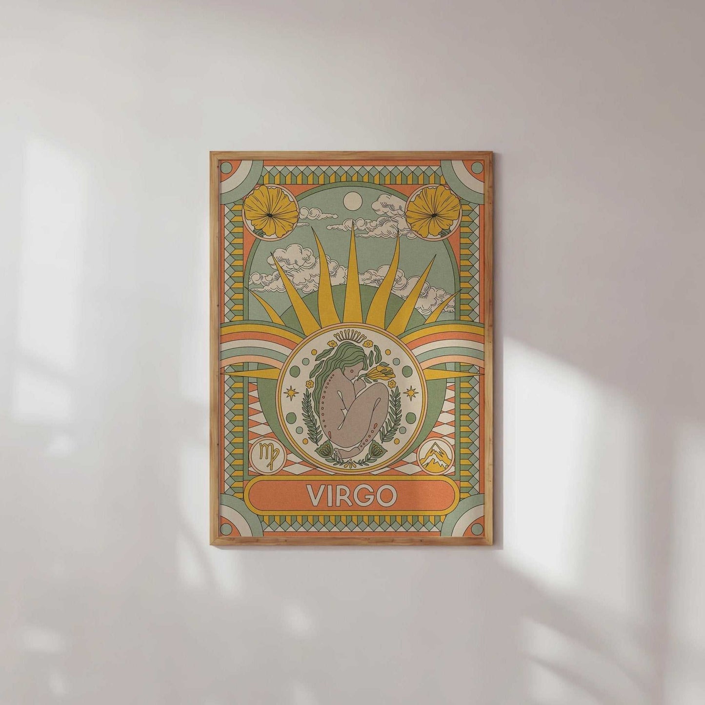 Star Sign Zodiac Celestial Art Print - OMG KITTY