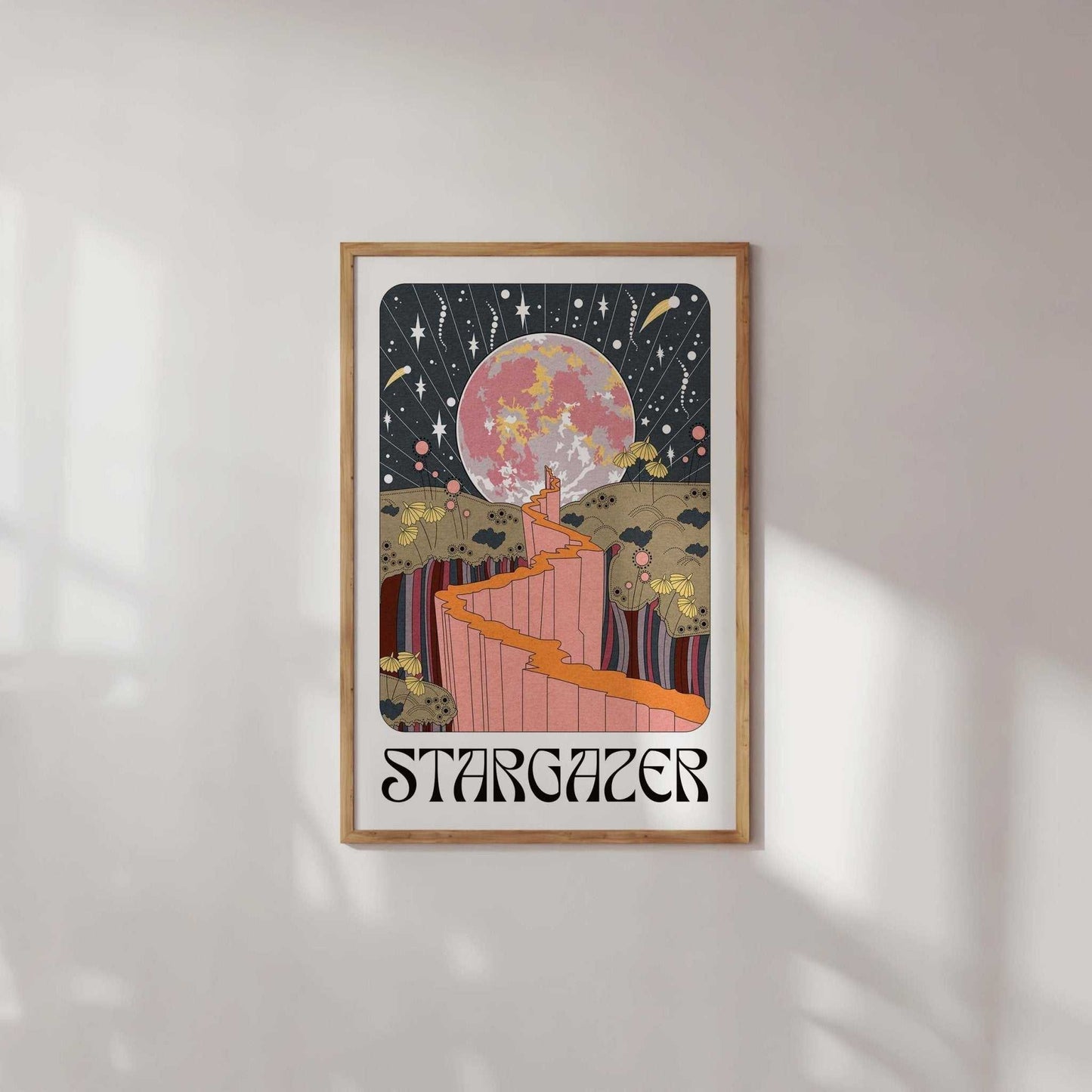 Stargazer art print - OMG KITTY