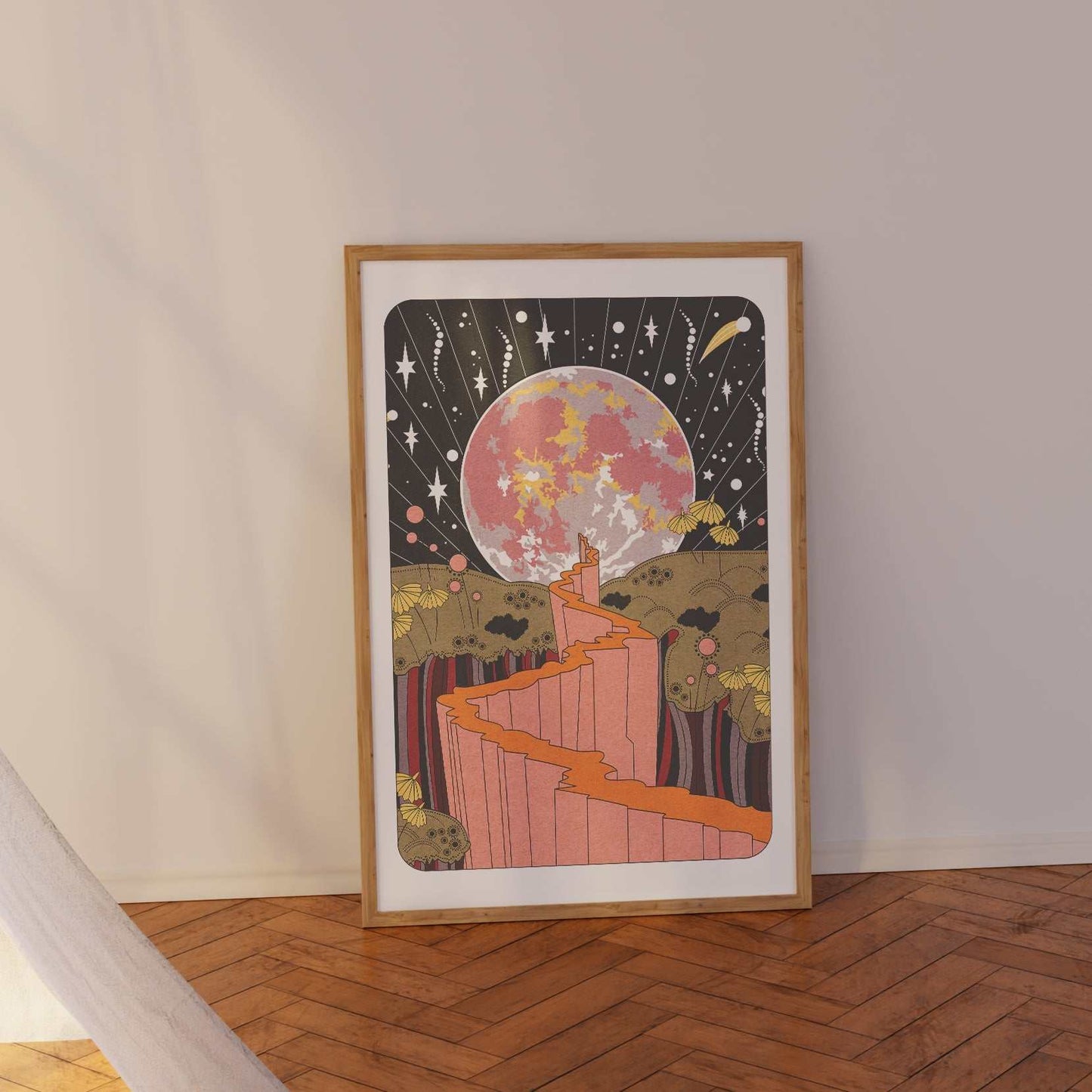 Stargazer art print - OMG KITTY
