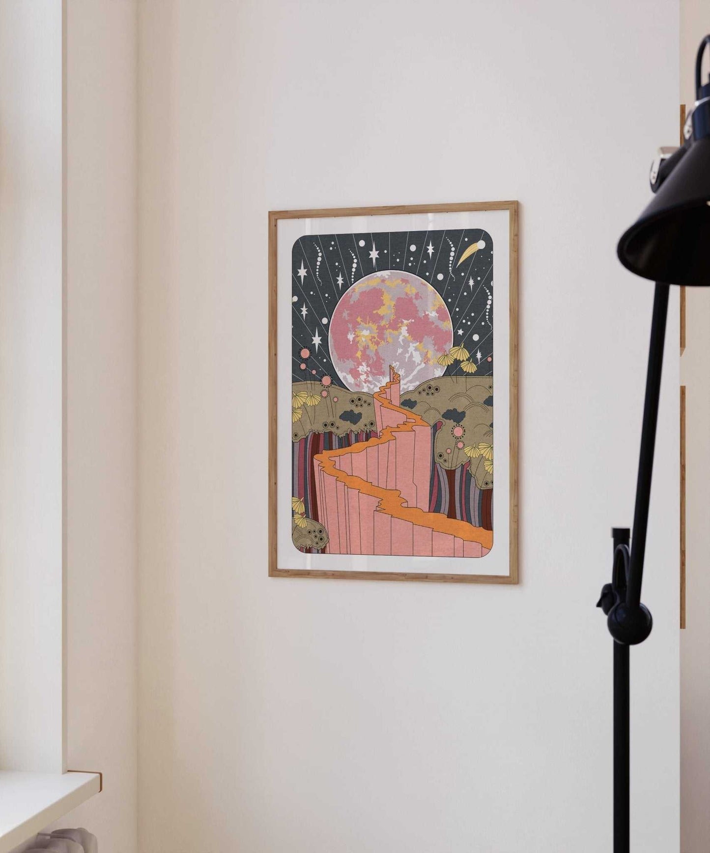 Stargazer art print - OMG KITTY