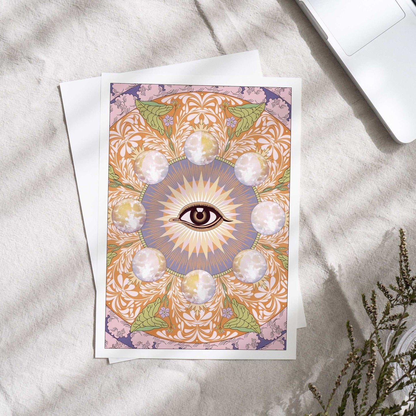 Starry Eyed Art Print - OMG KITTY