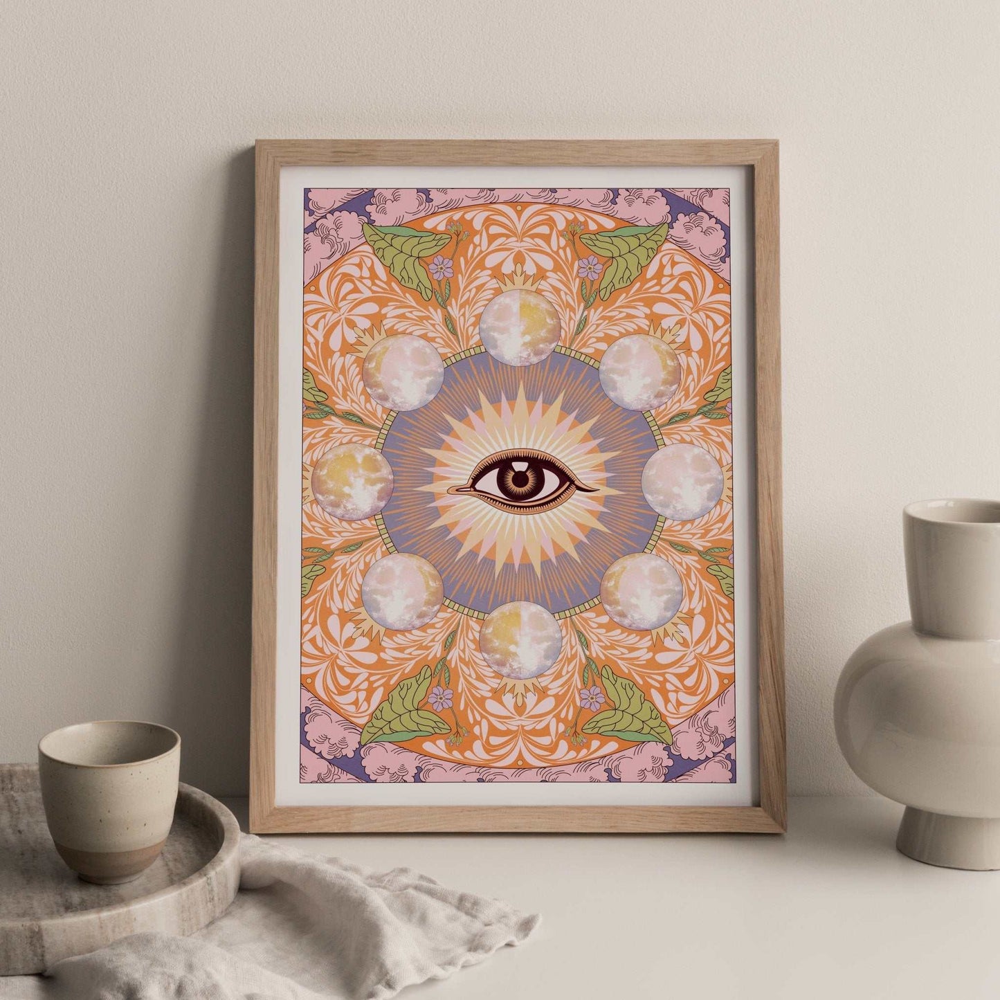 Starry Eyed Art Print - OMG KITTY