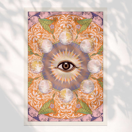 Starry Eyed Art Print - OMG KITTY