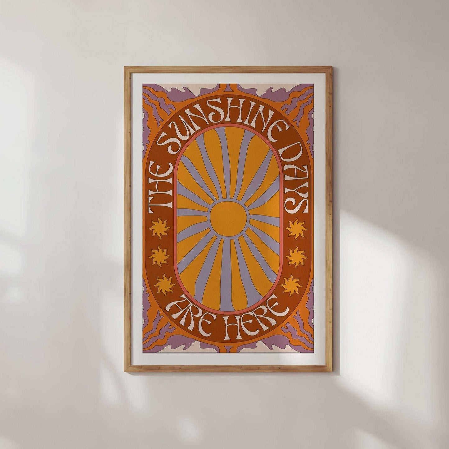 Sunshine Days Art Print - OMG KITTY