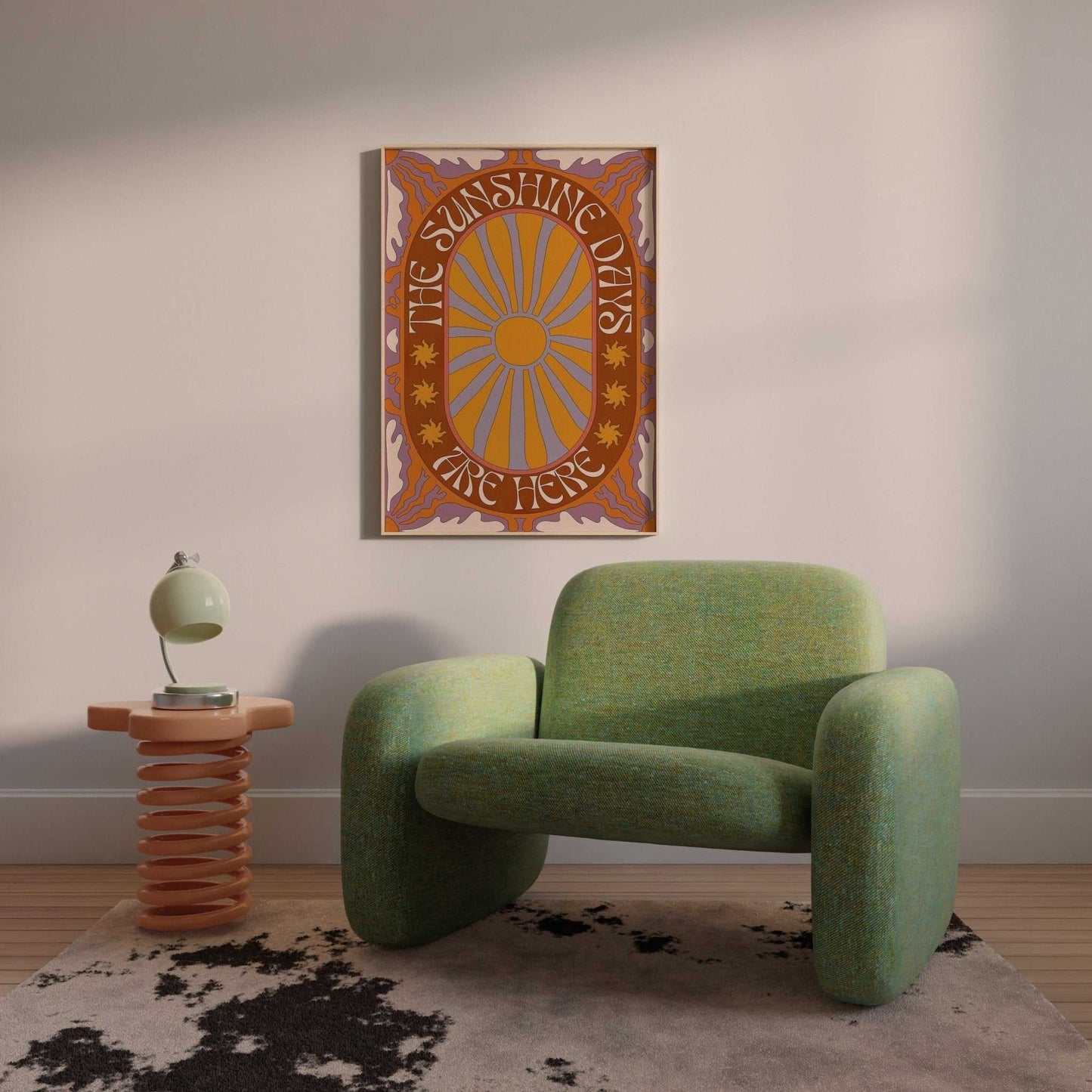 Sunshine Days Art Print - OMG KITTY