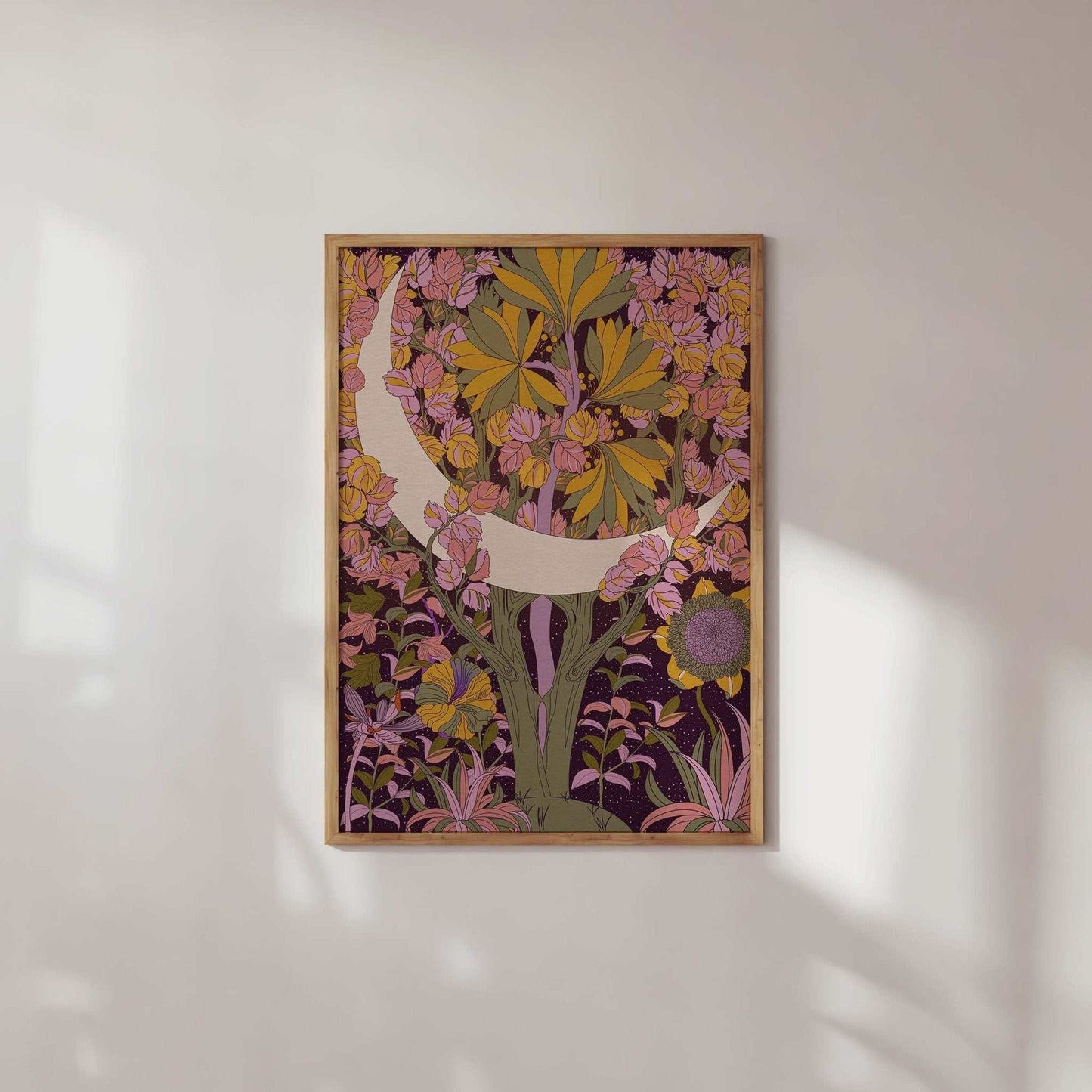The Moon Art Print - OMG KITTY