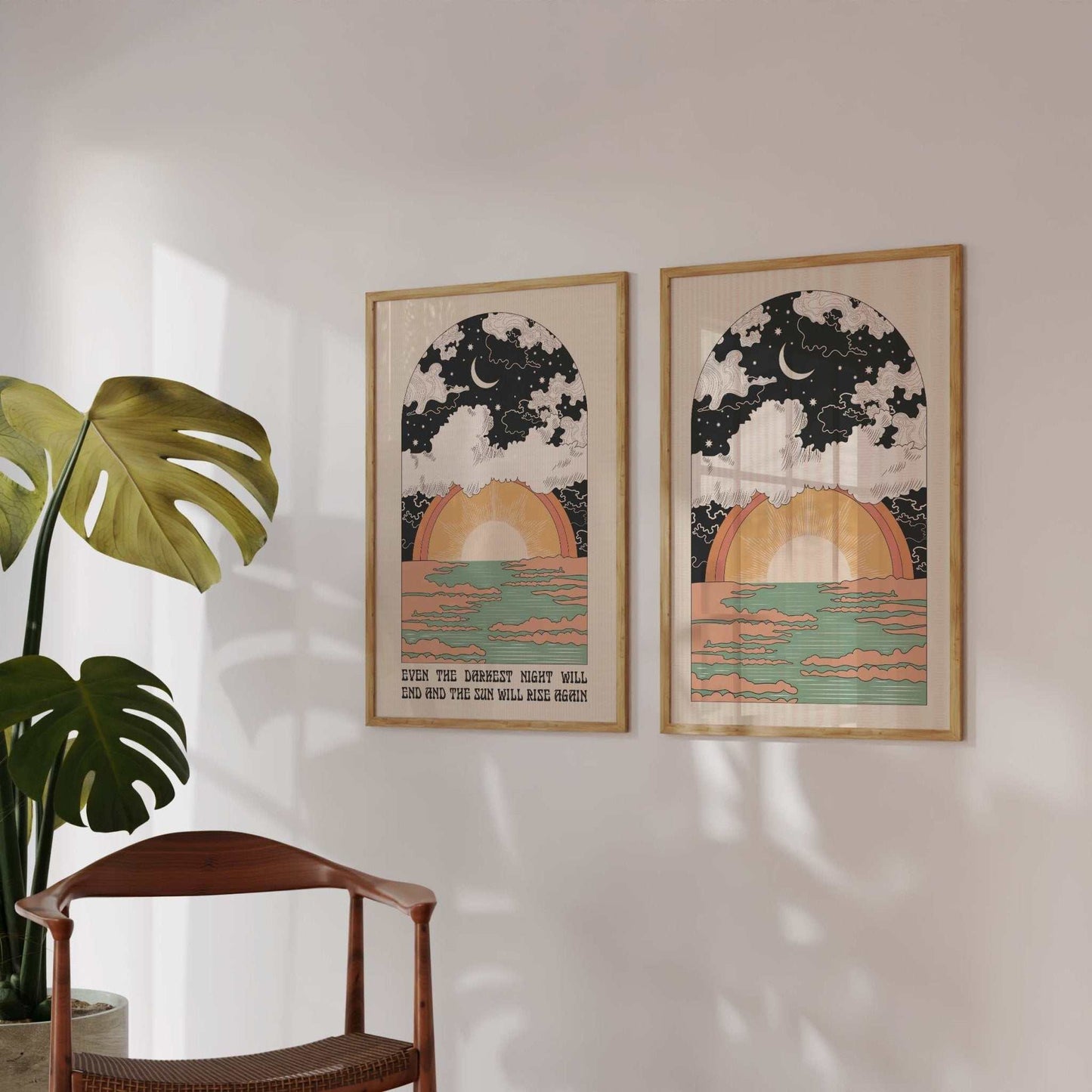 The Sun Will Rise Art Print - OMG KITTY