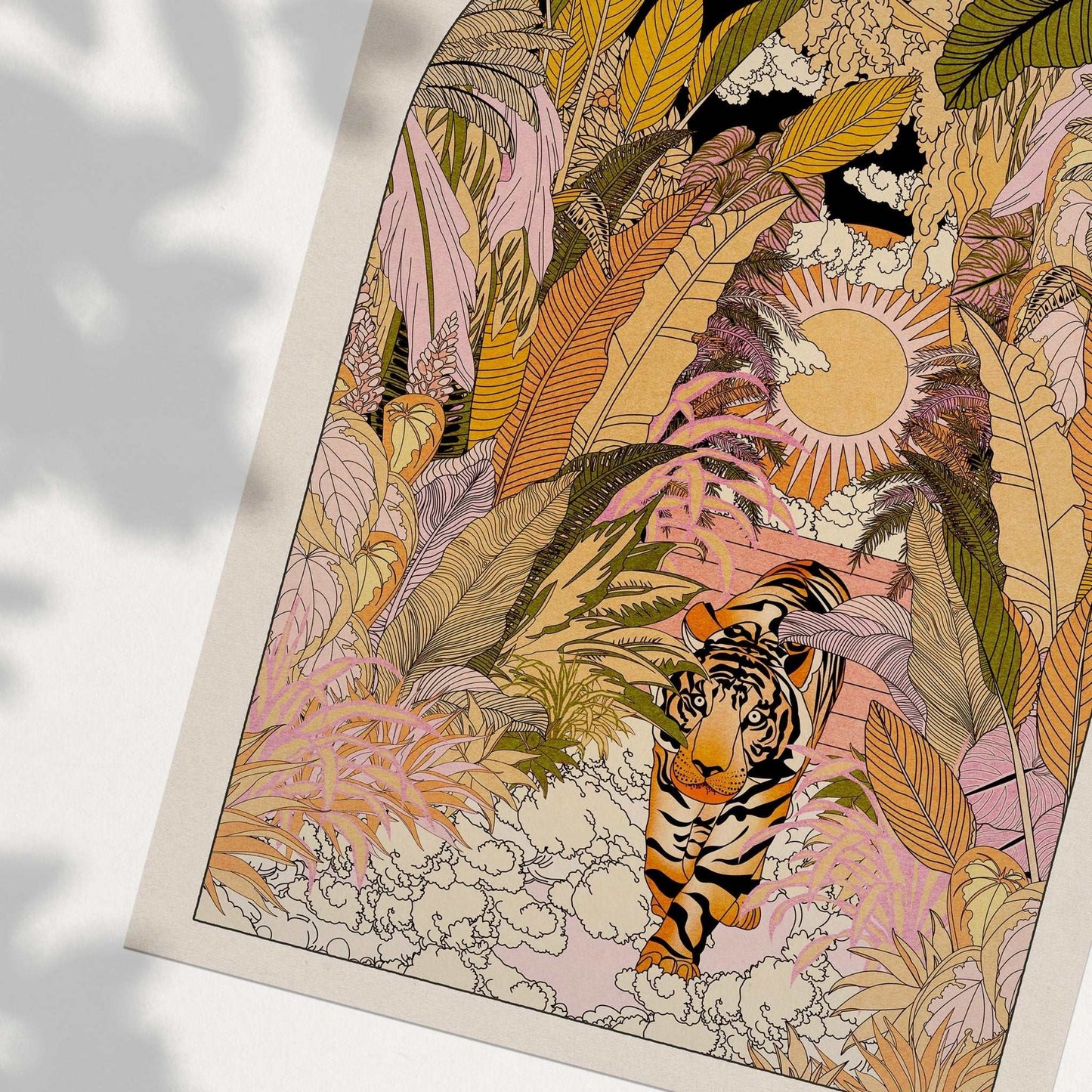 The Tiger Art Print - OMG KITTY