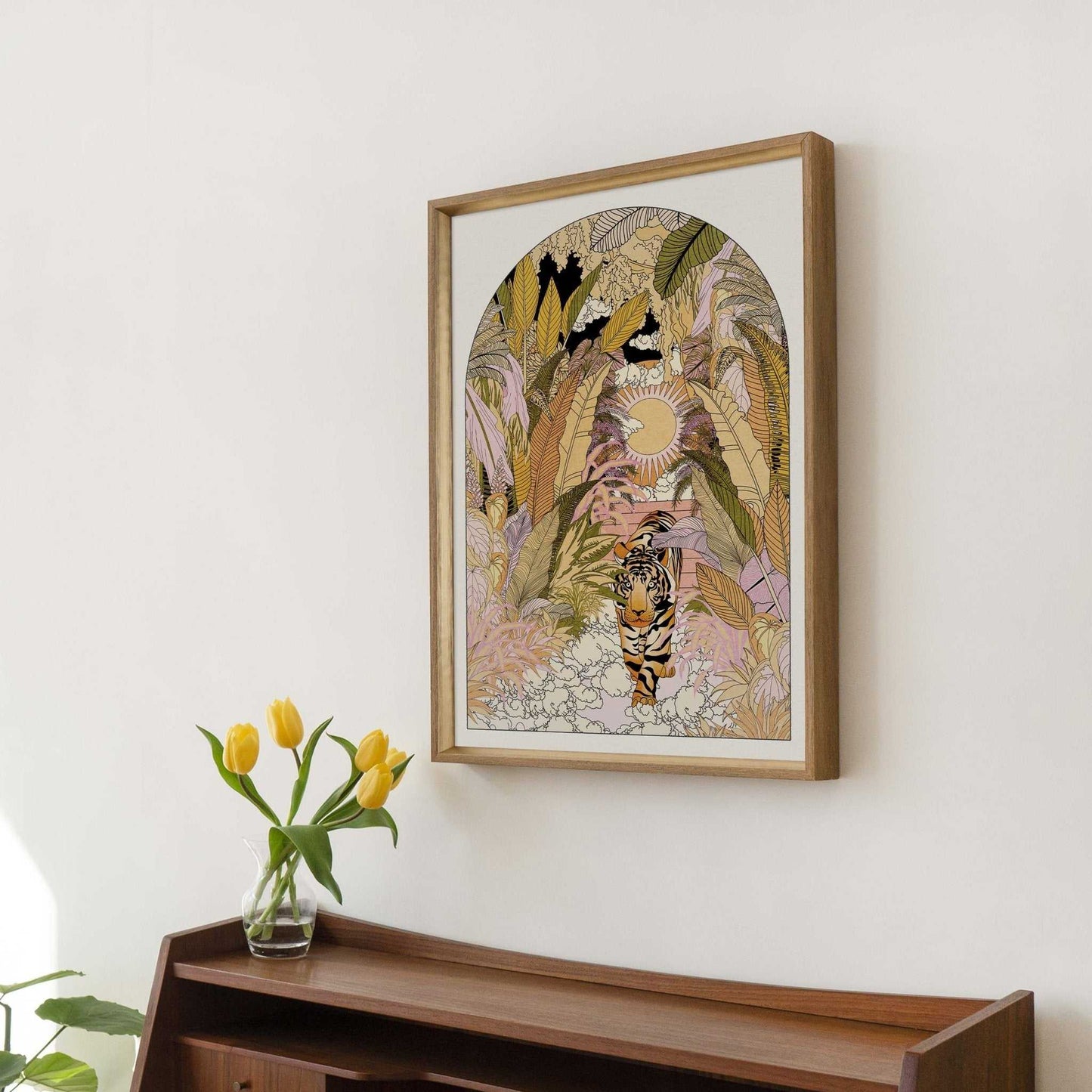 The Tiger Art Print - OMG KITTY