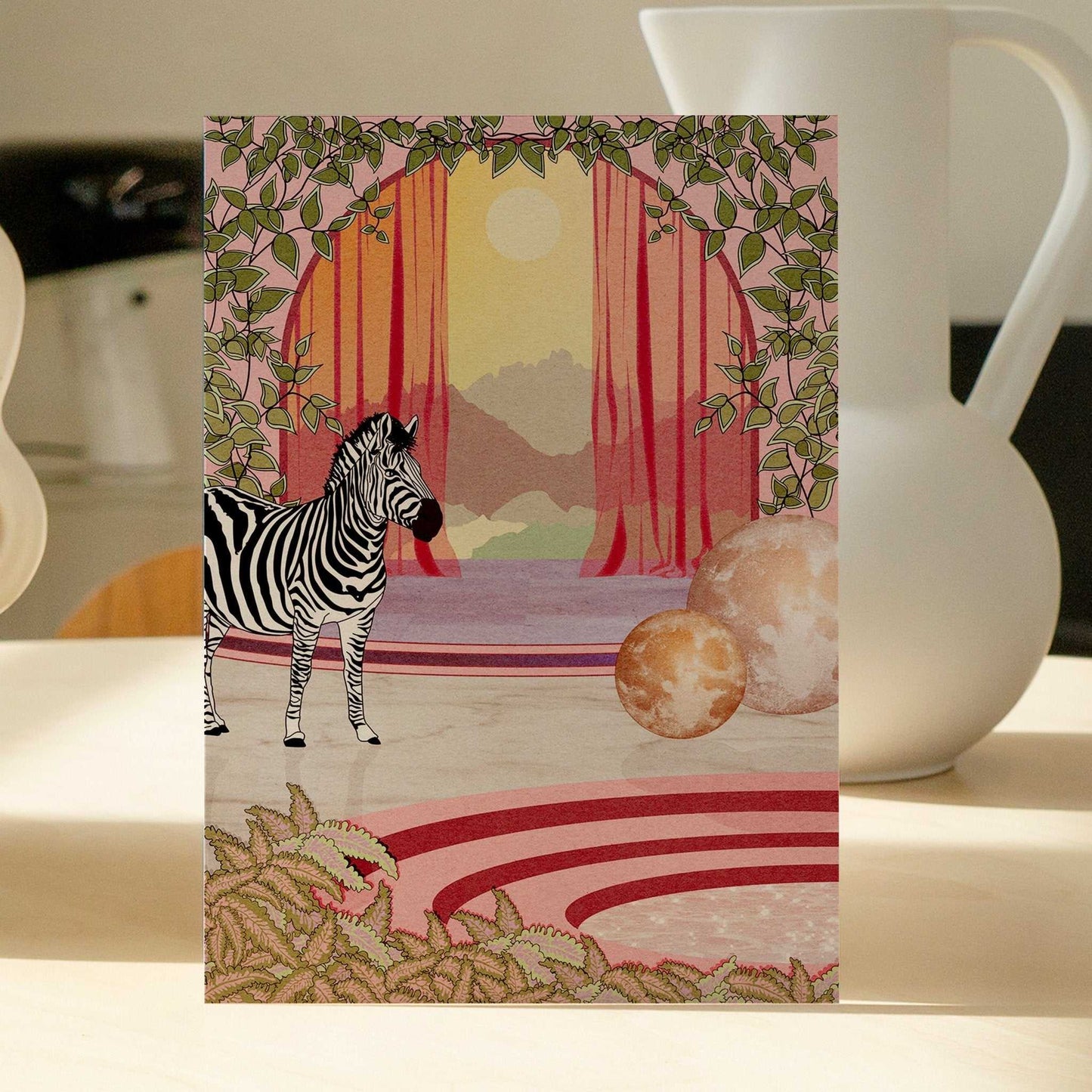 The Zebra Art Print - OMG KITTY