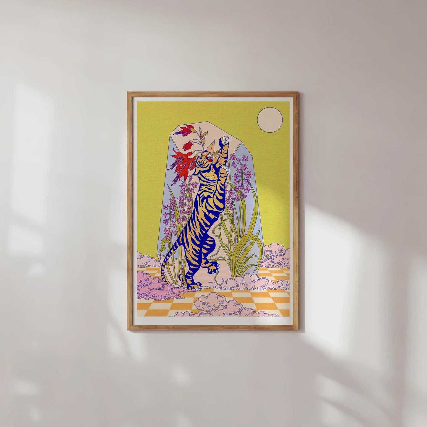 Tiger Terrarium Art Print - OMG KITTY