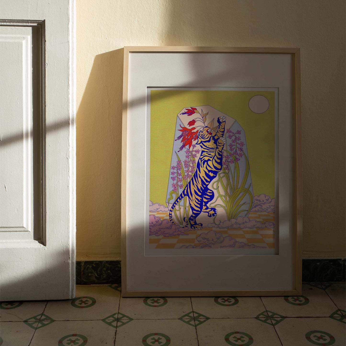 Tiger Terrarium Art Print - OMG KITTY