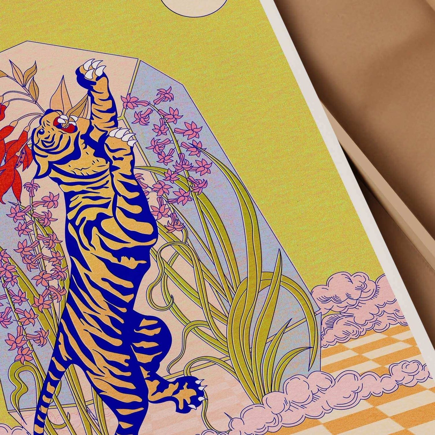Tiger Terrarium Art Print - OMG KITTY