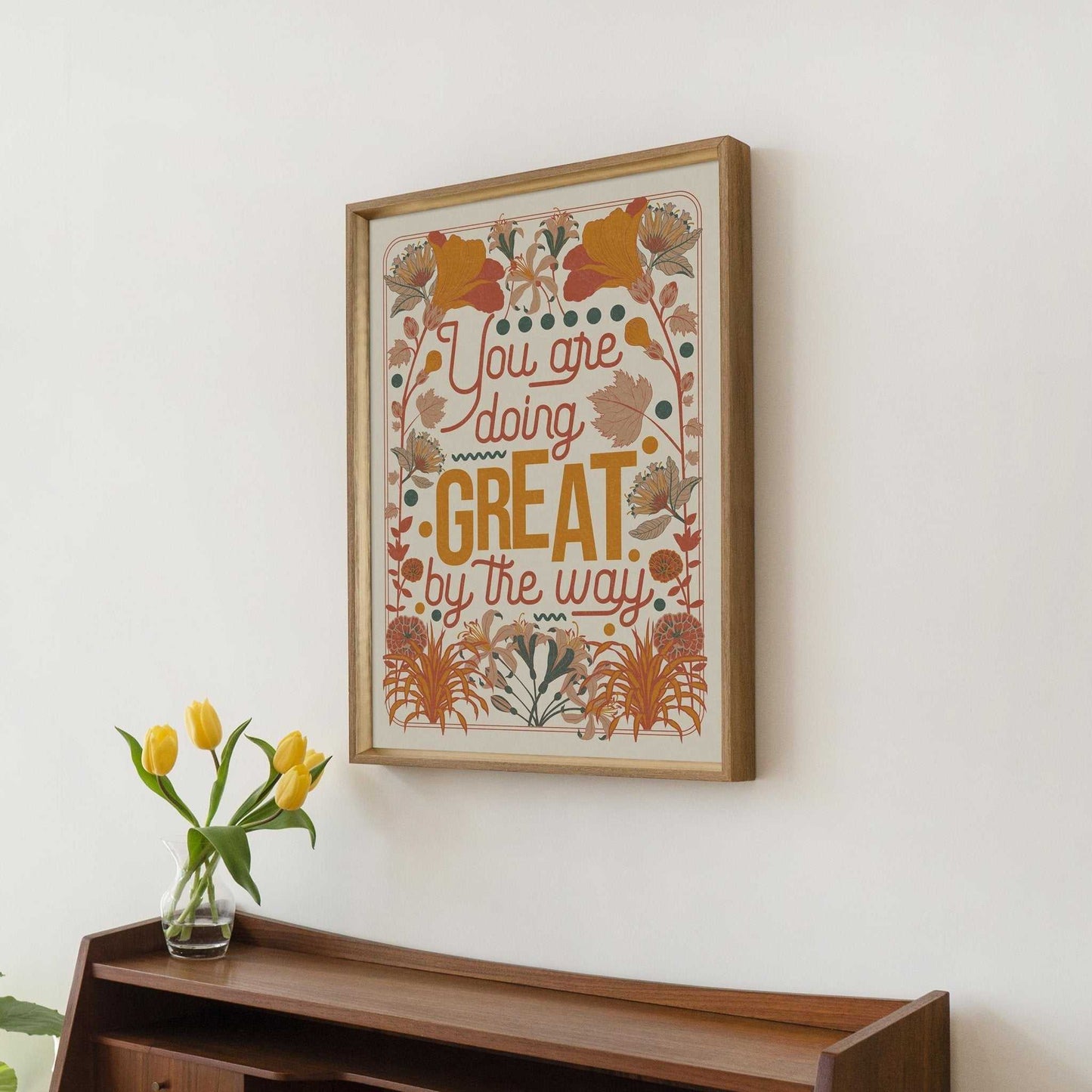 You Are Doing Great Art Print - OMG KITTY