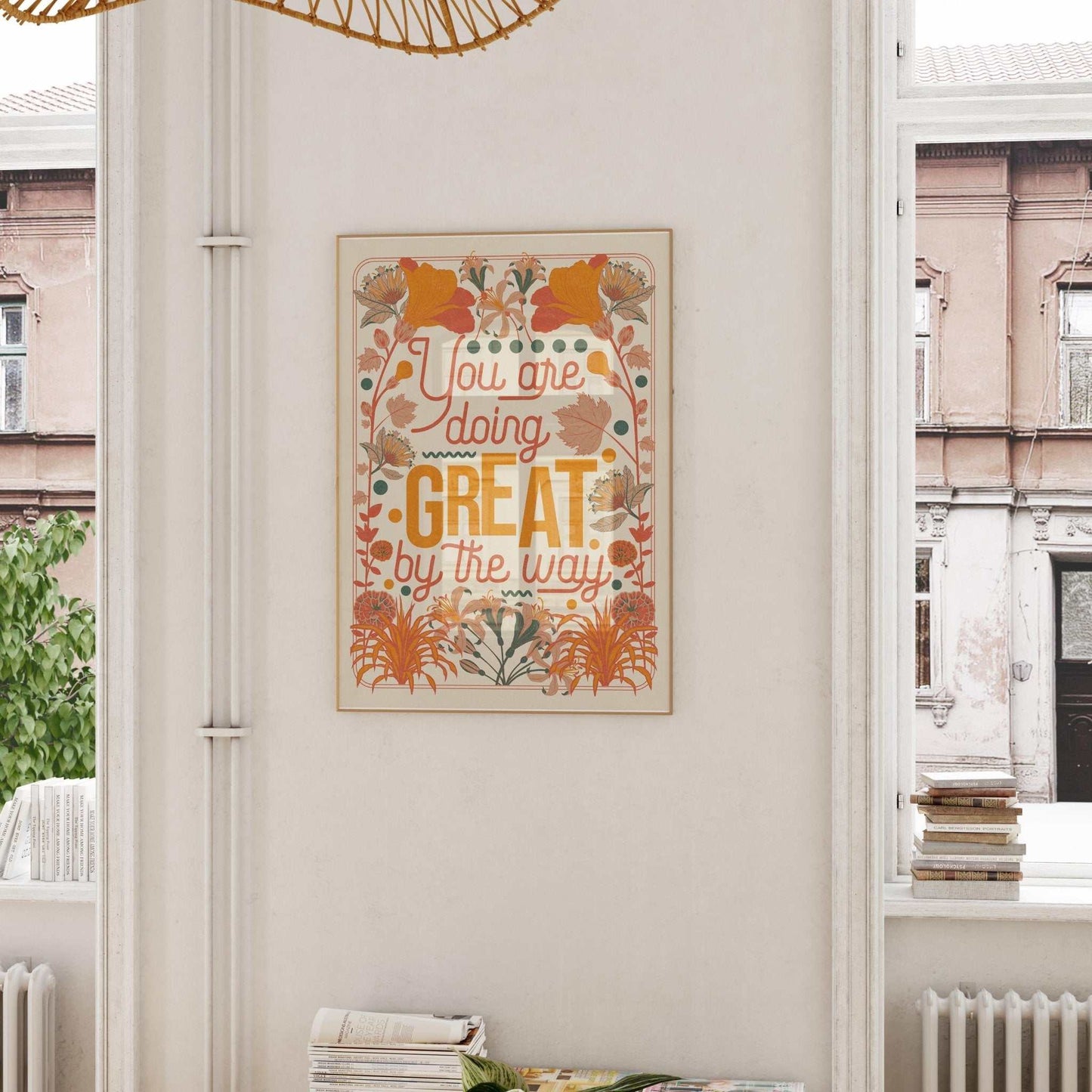 You Are Doing Great Art Print - OMG KITTY