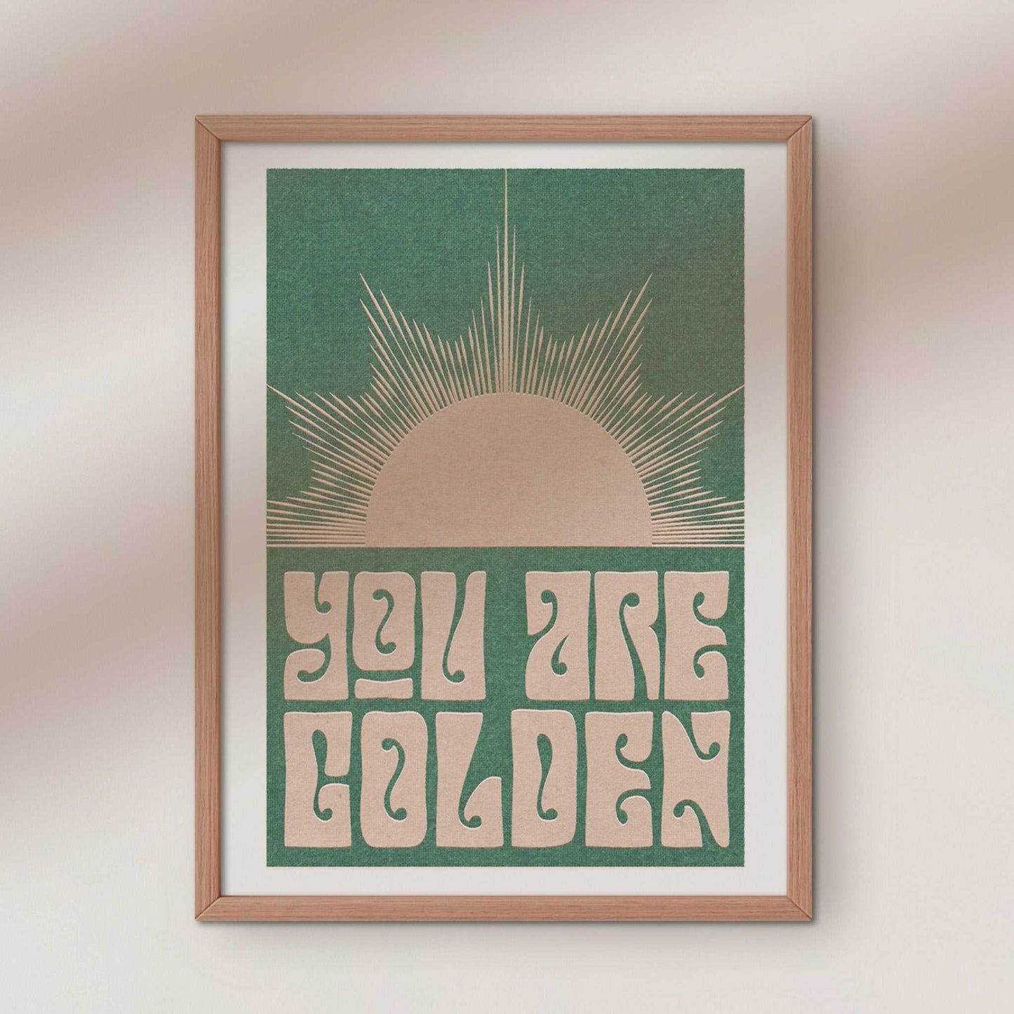 You Are Golden art print - OMG KITTY