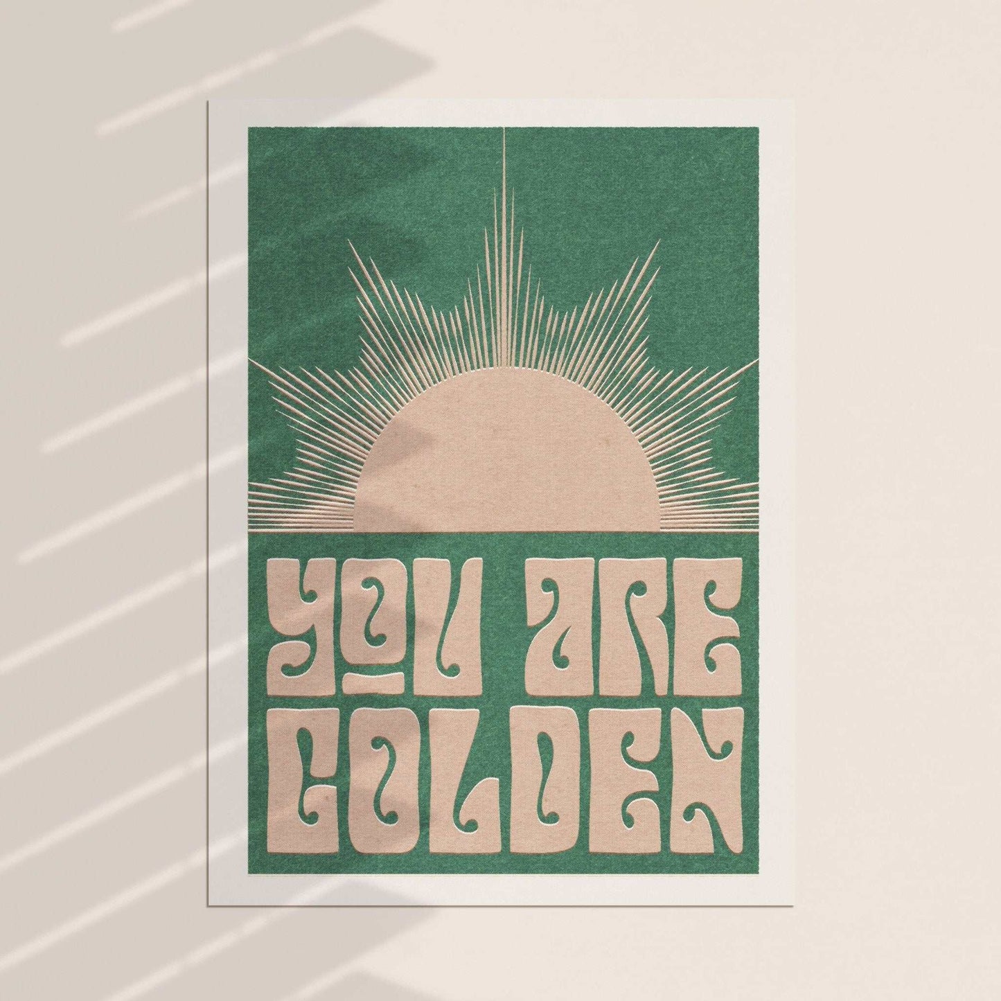 You Are Golden art print - OMG KITTY
