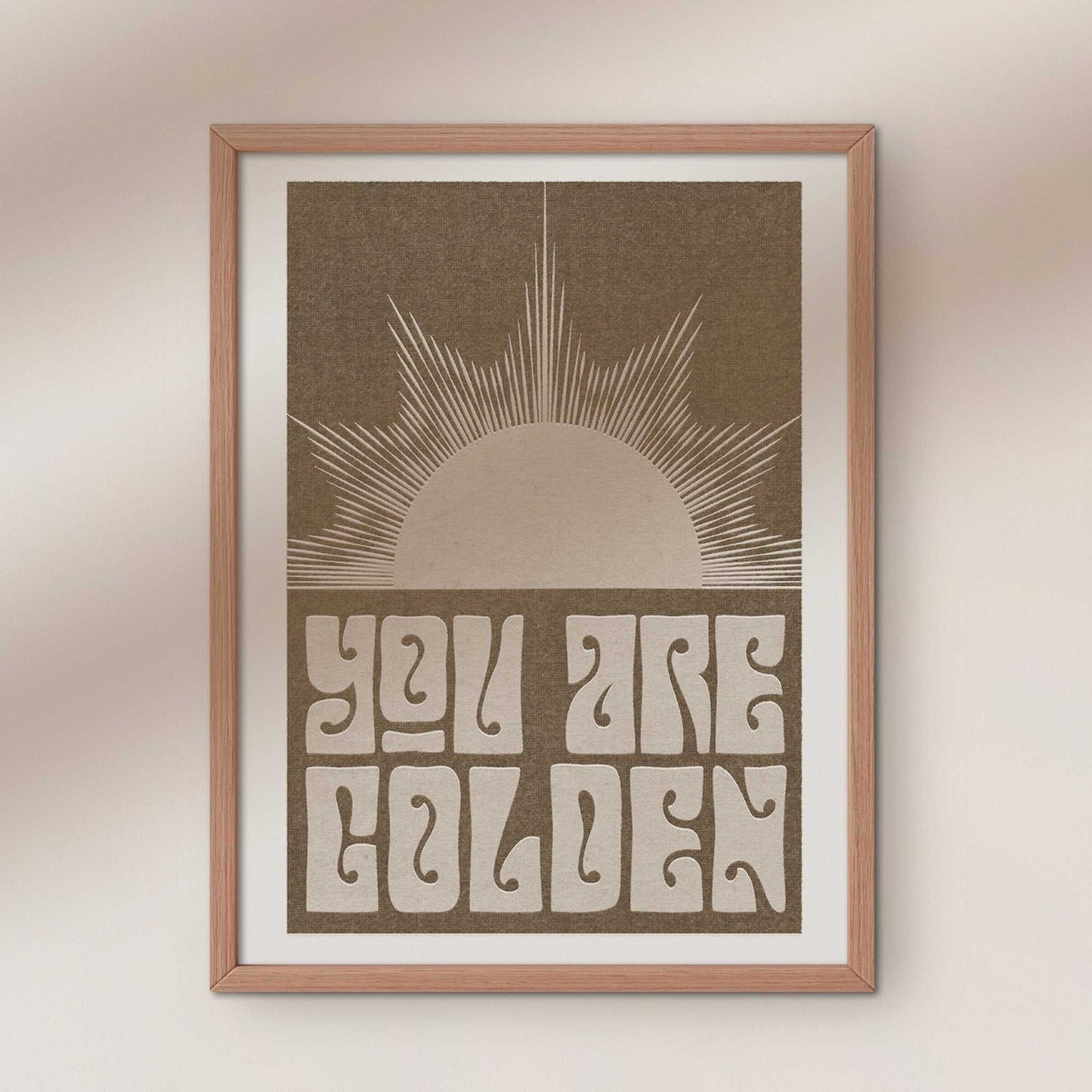 You Are Golden art print - OMG KITTY