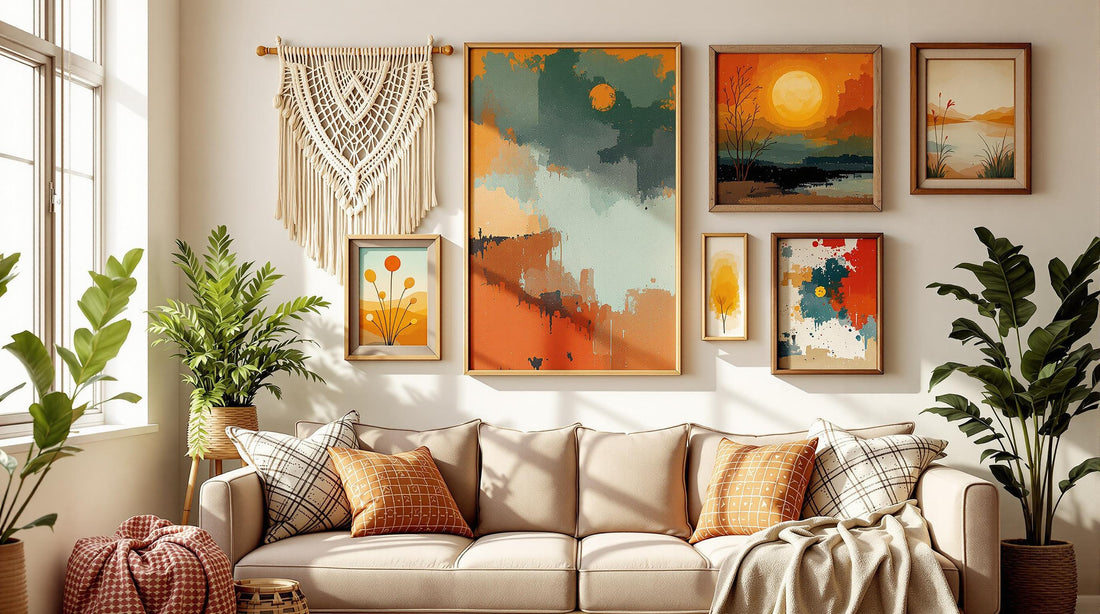 10 Boho Wall Art Ideas for a Cozy Living Room