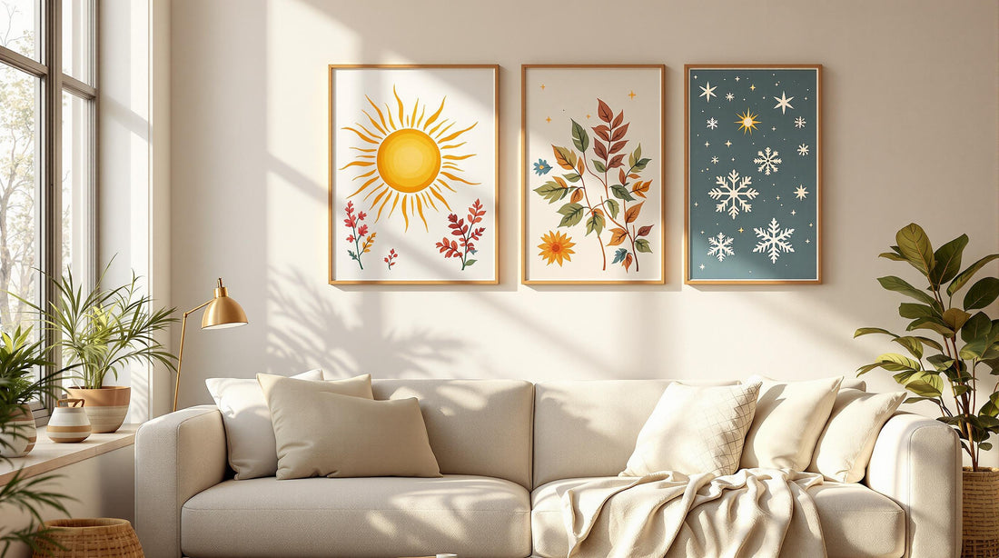 Astrological Seasons in Boho Wall Art